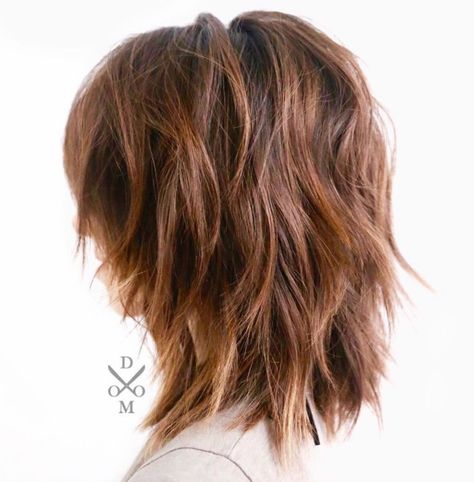 60 Most Beneficial Haircuts for Thick Hair of Any Length Shaggy Layered Hairstyles, Thick Frizzy Hair, Modern Shag Haircut, Κούρεμα Bob, Medium Shag Haircuts, Thick Wavy Hair, Bob Hairstyles For Thick, Shag Hairstyles, Haircut For Thick Hair