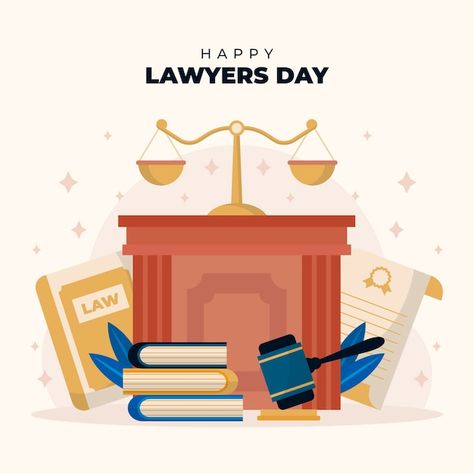 Lawyers Day, Day Illustration, Law And Order, Flat Illustration, Psd Files, Lawyer, Premium Vector, Graphic Resources, For Free