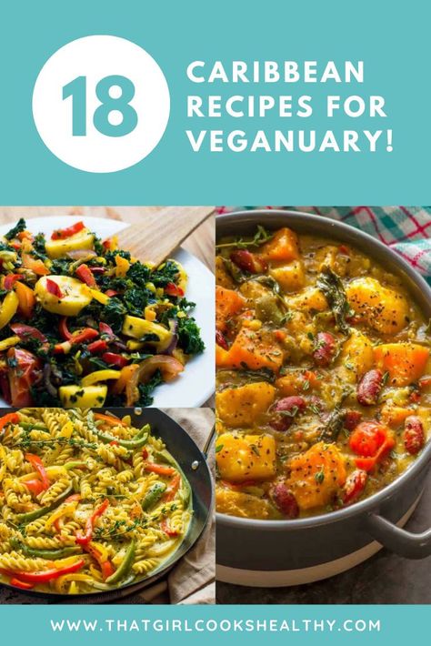 Island Vegetable Recipes, Carribean Food Vegetarian, Caribbean Vegan Meals, Carribean Vegetable Recipes, Vegan Caribbean Food Recipes, International Vegan Recipes, Vegetarian Caribbean Recipes, Carribean Vegan Recipes, Vegan Carribean Recipe