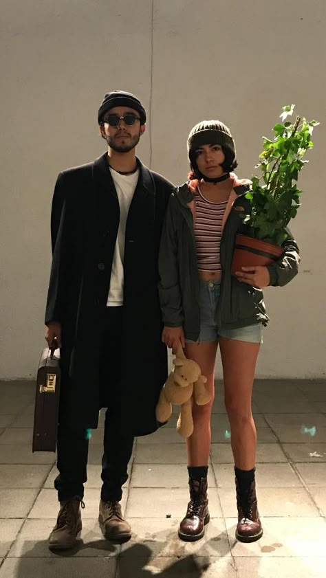 Leon The Professional Costume, Matilda Costume, Leon The Professional, Professional Costumes, Classic Halloween Costumes, Clever Halloween Costumes, Couples Halloween Outfits, Cute Couple Halloween Costumes, Trendy Halloween Costumes