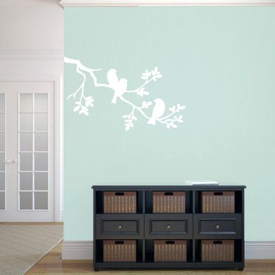 Cute Tree, Birds On A Branch, Vinyl Wall Art, Tree Branch, Online Home Decor Stores, Vinyl Wall Decals, Wall Decal, House Colors, Accent Wall