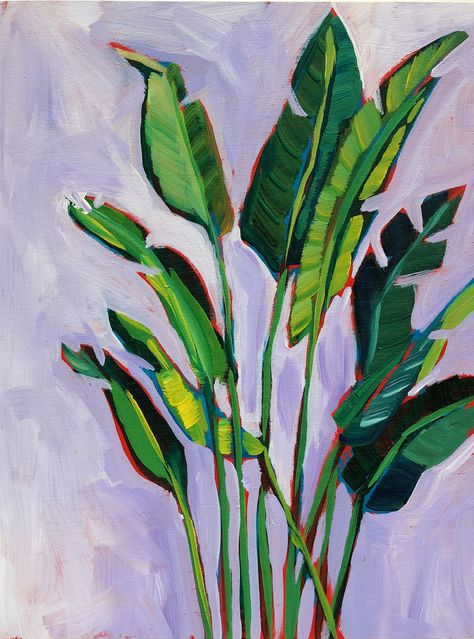 Paint Clothing, Springtime Art, Sari Shryack, Not Sorry Art, Arte Peculiar, Plant Painting, Tableau Art, Not Sorry, Tropical Art