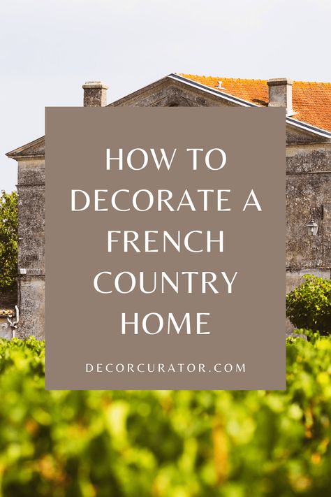 Essential French Country Items - Decor Curator Modern French Country Living Room, Modern French Country Decorating, French Country Mantle, French Country Paint Colors, French Country Fireplace, French Country Color Palette, French Country Wall Decor, French Country Colors, French Country Decorating Living Room