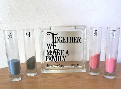 Family Unity Sand Ceremony, Sand Unity, Together We Make A Family, Sand Ceremony Set, Family Unity, Unity Sand Ceremony, Unity Sand, Candle Wedding Decor, Wedding Sand