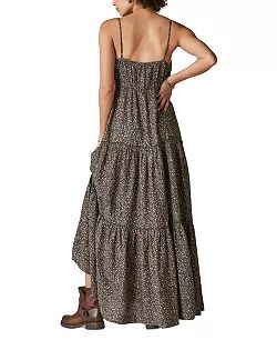 Lucky Brand - Women's Paisley-Print Tiered Maxi Dress Brown Maxi Dresses, Cowl Dress, Maxi Sundress, Plus Size Brands, Long Dress Casual, Women Formals, Formal Dresses For Women, Tiered Maxi Dress, Sleeveless Maxi Dress