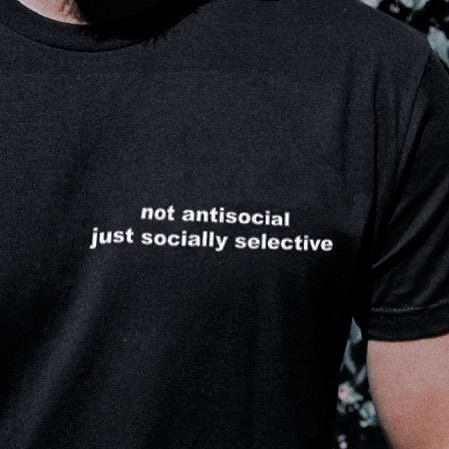 Tee Shirts With Sayings, How To Have Style, Urban Clothing, Shirt Design Inspiration, Tumblr Outfits, Aesthetic Shirts, Tee Shirt Designs, Anti Social, Mode Inspo