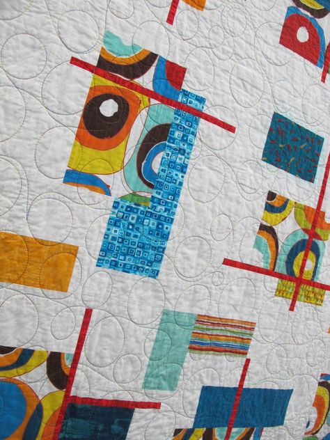 Olive My Love by Jane Toro, from a design by Elizabeth Hartman, quilted by New Pieces Modern Machine Quilting, Elizabeth Hartman Quilts, African American Quilts, Modern Quilting Designs, Elizabeth Hartman, Modern Quilt Blocks, Quilting Patchwork, Abstract Quilt, Machine Quilting Designs