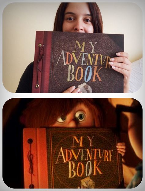 My Adventure book ... CADgets #adventurebook #ouradventurebook #myadventurebook #up #scrapbook Up Movie Scrapbook, Up Movie Adventure Book, Scrapbook Outside Cover, My Adventure Book Scrapbook, Diy Adventure Book, Polaroid Camera Ideas, Up Adventure Book, My Adventure Book, Adventure Book Scrapbook