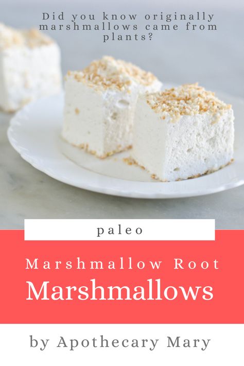 Marshmallows From Marshmallow Root, Marshmallow Made With Marshmallow Root, Marshmallow From Marshmallow Root, Homemade Marshmallows With Mallow Root, Clean Marshmallow Recipe, Diy Marshmallows With Marshmallow Root, Marshmallow Powder Uses, Healthy Marshmallows Recipe, Animal Based Marshmallows