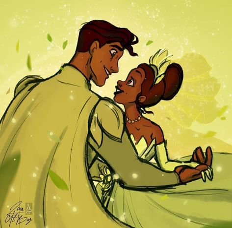 Naveen Disney, Tiana Costume, Disney Duos, Tiana And Naveen, Princesa Tiana, Disney Princess Tiana, Disney Princess Fan Art, I Love Them So Much, Disney Collage