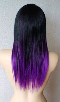 Falling For Purple Hair – Beauty and the Mist Purple Hair Color Ombre, Purple Ombre Hair, Dark Purple Hair, Colorful Hair, Hair Colours, Ombre Hair Color, Scene Hair, Hair Braids, Dye My Hair