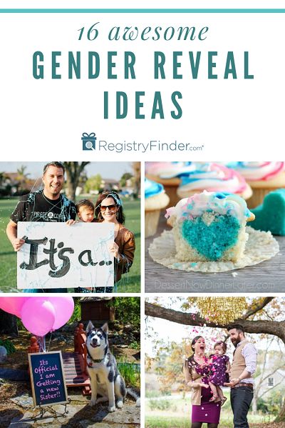 16 Awesome Gender Reveal Ideas from RegistryFinder.com Gender Party Ideas, Unique Gender Reveal Ideas, Baby Gender Reveal Ideas, Unique Gender Reveal, Creative Gender Reveals, Baby Reveal Ideas, Gender Announcement, Gender Reveal Unique, Gender Announcements