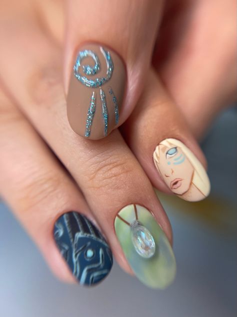 #atlantisthelostempire #artnails #nailsofinstagram #ideasforyou #nailgelpolish Atlantis Nails, Atlantis The Lost Empire, Anime Nails, Gel Nail Polish, Nail Inspo, Nail Art, Nails, Disney