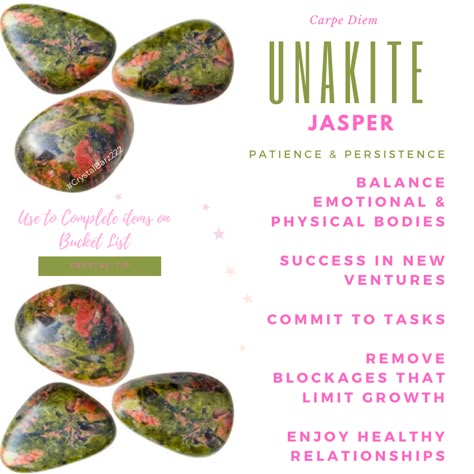 Unakite meaning - healing properties Unikate Stone Meaning, Unakite Stone Meaning, Unakite Meaning Crystal Healing, Ukanite Crystal Meaning, Unakite Crystal Meaning, Unakite Properties, Unakite Meaning, Unakite Crystal, Crystal Healing Chart