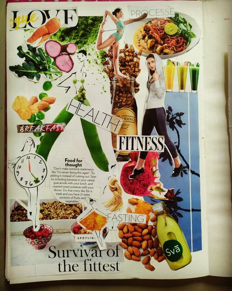 Mood board or Fashion collage inspired by healthy food and fitness Collage Food Recipes, Healthy Food Collage, Sweet Potato Dinner, Food Collage, Food And Fitness, Fashion Mood Board, Fashion Collage, Granola, Healthy Food