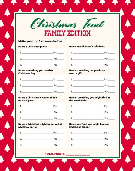 Family Christmas Jeopardy, Christmas Family Feud Free, Christmas Jepordy Board, Christmas Family Fued Questions, Christmas Family Fued Free Printable, Christmas Jeapordy, Christmas Family Feud Printable Free, Family Feud Christmas Game, Family Feud Christmas Questions