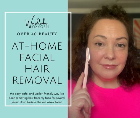 At-home facial hair removal: don't believe the old wives tales you can shave your face safely, easily, and no 5 o'clock shadow! Makeup Looks Over 40, Shaving My Face, Shave My Face, Shave Your Face, Natural Hair Removal Remedies, Relaxation Ideas, Lip Waxing, Body Maintenance, Hair Remove