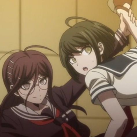 Danganronpa Toko X Komaru, Toko Fukawa X Komaru Naegi, Komaru X Toko, Komaru Naegi Icon, Toko X Komaru, Jaden Core, Dodge Memes, Ultra Despair Girls, Toko Fukawa