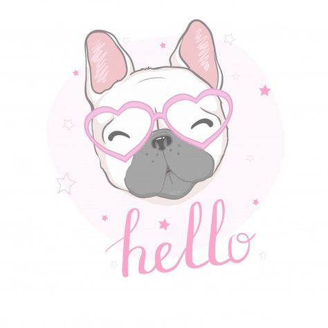 Ilustración de bulldog francés | Premium Vector #Freepik #vector #fondo #tarjeta #icono #mano Illustration Dog, French Bulldog Art, Bulldog Art, French Bulldog Dog, Cool Monsters, Dog Vector, Logo Design Typography, Cute French Bulldog, Angel Painting