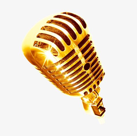 Mic Png Icon, Mic Png, Microphone Clipart, Golden Microphone, Microphone Png, Gold Microphone, Bike Logos Design, Photography Png, Flowers Photography Beautiful