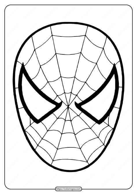 Free Printable Spiderman Mask Coloring Page. High quality free printable pdf coloring, drawing, painting pages and books for adults... Spiderman Coloring Pages, Spider Coloring Page, Spiderman Mask, Superhero Coloring Pages, Spiderman Face, Spiderman Coloring, Spiderman Drawing, Superhero Coloring, Mask Drawing