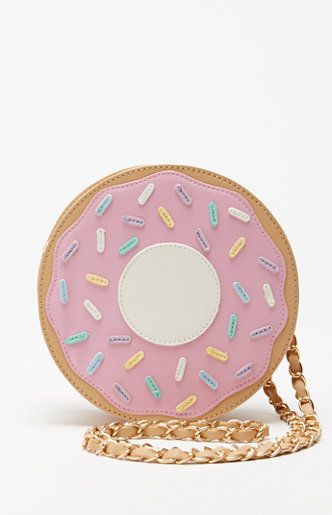 Donut Bag, Novelty Purses, Pacific Sunwear, White Shoulder Bags, White Shoulder Bag, Bag Obsession, Patent Leather Handbags, Kids' Bag, Girly Bags