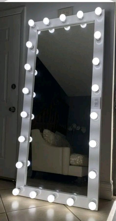 Hollywood Mirror With Lights, Makeup Vanity Mirror With Lights, Hollywood Lights, Luxury Room Bedroom, Hollywood Mirror, Makeup Vanity Mirror, Cosmetic Mirror, Luxury Rooms, Pink Room