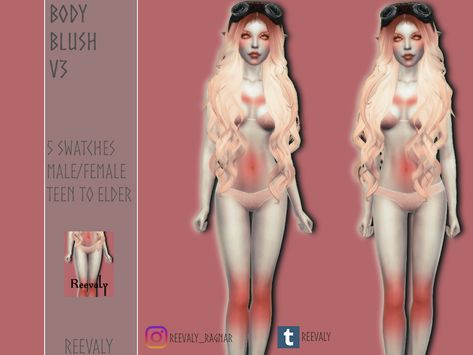 Body Blush, Sims 4 Tattoos, Scale Tattoo, Geisha Tattoo, Christmas Skirt, Full Body Tattoo, Female Tattoo, Face Tattoo, Sims Mods