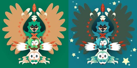 Shiny Rowlet, Shiny Hunting, Alola Pokemon, Aurorus Pokemon, Deviantart Pokemon, Bird Pokemon, Pokemon Champions, Pokemon Starters, Ghost Pokemon