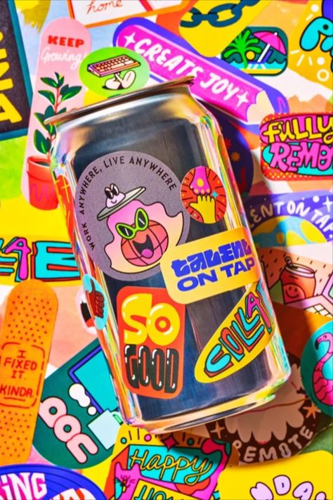 Trippy Packaging, Soda Branding, Beer Branding Design, Alcohol Chocolate, Human Moments, Beer Packaging Design, Drinks Packaging, Typographic Logo Design, Soda Brands