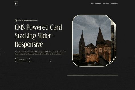 Slider Ui, Slider Web, Code Learning, Cartoon Website, Website Animation, Webflow Website, Website Slider, Website Design Inspiration Layout, Card Ui