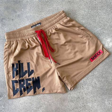 Retro Muay Thai Fit (short mid thigh cut) Length (inches): S(14.5") M(15") L(15.35") XL(15.5") 2XL(15.75") 3XL(16.14") 4XL(16.34") Leg hole (inches): S(12") M(12") L(13") XL(13") 2XL(13.5") 3XL(13.50) 4XL(14) Preshrunk double layered 100% polyester Extended red drawcord with wax tips (2) side seam pockets (no back pocket) 2 inch waist band Wax Tips, Kill Crew, Looks Hip Hop, Muay Thai Shorts, Fashion Infographic, Black Friday Design, Mma Shorts, Casual Basics, Street Style Outfits Men