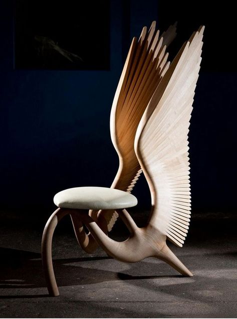 Masaki Kondo - The Sycamore Chair Unique Chairs Design, Fancy Chair, Glamour Decor, Fantasy Furniture, Unusual Furniture, Deco Chairs, Unique Furniture Design, Artistic Furniture, Furniture Design Chair