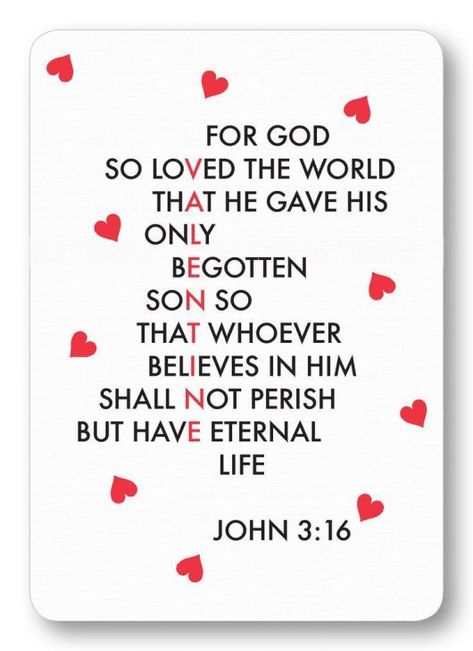 Ldr Gifts For Him, God So Loved The World, Travel Journals, Church Crafts, John 3 16, Christian Bible Quotes, Heart Day, Valentine Love, My Funny Valentine