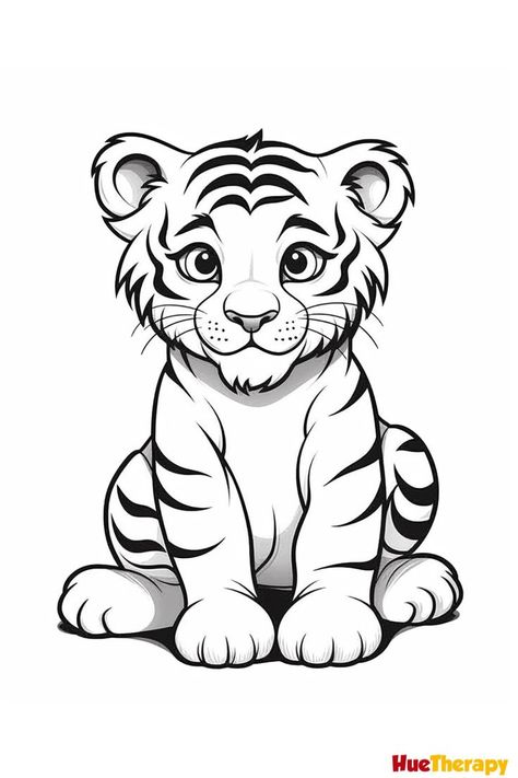 12 Free Printable Tiger Coloring Pages for Kids Tiger Coloring Pages, Tiger Coloring, Monster Truck Coloring Pages, Tiger Drawing, Truck Coloring Pages, Free Adult Coloring Pages, Batman Wallpaper, Printable Adult Coloring Pages, Unicorn Coloring Pages