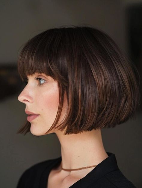 Trendsetting Bob Haircuts 2024: Modern Styles for a Timeless Look Medium To Long Length Haircut, Long Length Haircut, Vintage Bob Hairstyle, Layers Mid Length Hair, Length Haircut Medium, Haircuts Mid Length, Super Short Bobs, Layers Mid Length, Long Length Haircuts