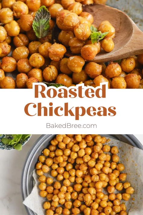 Snack smart with our Roasted Chickpeas! These crispy, seasoned legumes are the ultimate guilt-free treat. Dive into a world of flavor and crunch with our recipe. Roasted Chickpeas Recipe, Crispy Roasted Chickpeas, Chickpea Recipes Roasted, Healthy Breakfast Snacks, Chickpeas Recipe, Crunchy Chickpeas, Spicy Seasoning, Homemade Condiments, Crunchy Snack