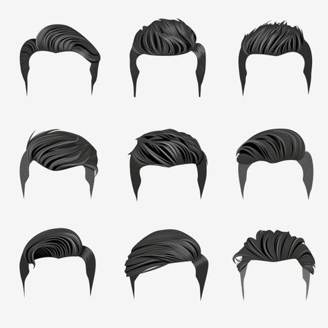 Drawing Male Hair, رسم كاريكاتير, Hair Vector, Hipster Hairstyles, Hair Clipart, Hair Illustration, Makeup Hacks Beauty Secrets, Hair Sketch, Hair Png