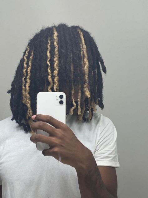 Mullet Locs, Mens Dreadlock Styles, Dyed Dreads, Colored Dreads, Mens Twists Hairstyles, Short Dreadlocks Styles, Hair Twists Black, Dread Hairstyles For Men, Hair Tool Set