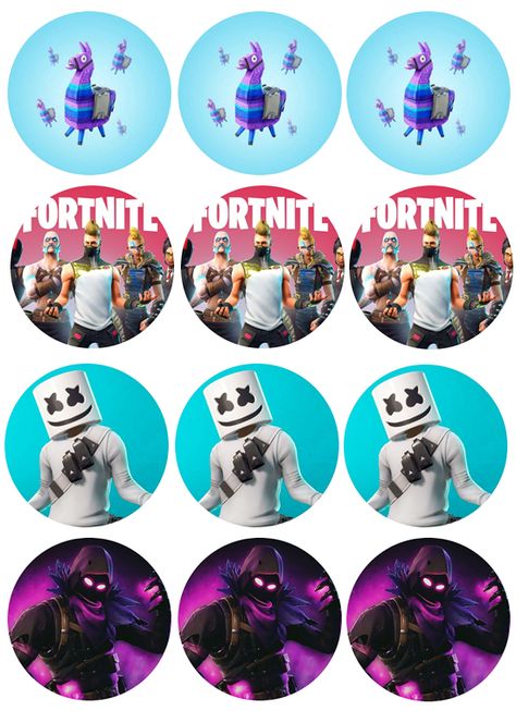 Kits imprimibles gratis : Toppers Fortnite Moana Bebe, Cupcake Toppers Printable, 6th Birthday Parties, Monsters Inc, Boy Party, 10th Birthday, Bday Party, Cupcake Toppers, Fortnite