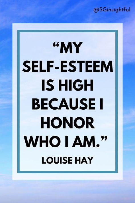 "I love my life". "I love my work". :I am good in what I do". Self-esteem is our confidence in our ability to think. It is about having good feelings about oneself.
It recognises our innate, intrinsic self-worth. It’s about feeling confident in our right to be successful and happy. Studies show that positive feelings towards oneself facilitate confidence, motivating and predicting success for young people. #selfesteem #selfcare #selfconfidence I Love My Life, I Am Good, Mental Health Activities, Good Feelings, Love My Life, What Is Self, Health Board, Improve Mental Health, Feeling Positive