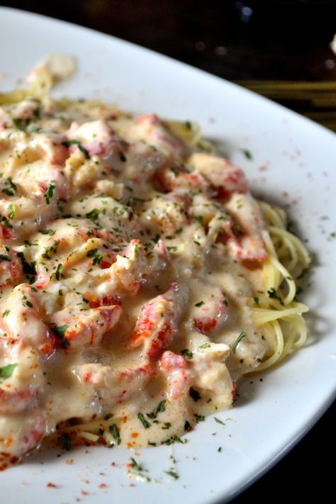 Cajun twist on an Italian classic. My Crawfish Alfredo recipe! Crawfish with every bite. And this creamy, rich alfredo sauce just takes it over the top! Crawfish Tortellini Recipes, Keto Crawfish Recipes, Crawfish And Shrimp Pasta, Seafood Alfredo Sauce, Cajun Crawfish Pasta, Crawfish Cream Sauce Recipe, Crawfish Alfredo, Crawfish Recipe, Creole Dishes