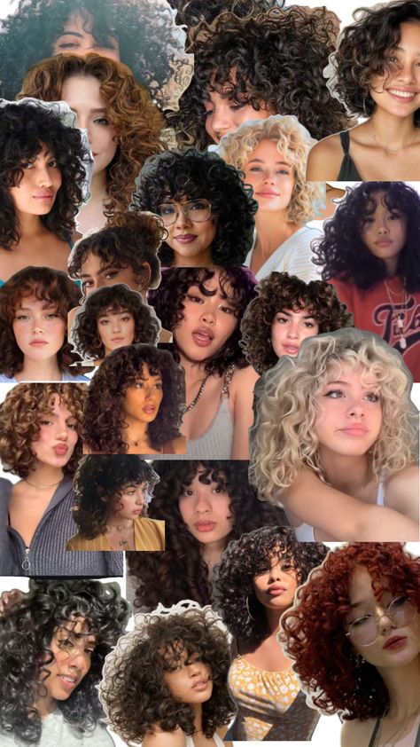 Emo Shag, Shaggy Curly Hair, Bob Black Women, Fluffy Bob, Short Layered Curly Hair, Short Hair Curly, Really Curly Hair, Bob Black, Short Hair Cut