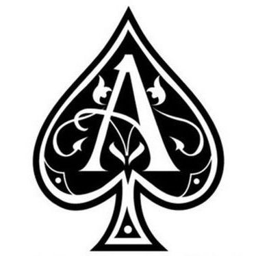 Spades Tattoo, Ace Of Spades Tattoo, Armand De Brignac, Spade Tattoo, Ace Tattoo, Wine Names, Card Tattoo Designs, Rosen Box, Ace Card