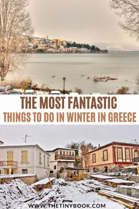 Greece In Winter, Winter In Greece, Greece Winter, Winter Places, Things To Do In Greece, To Do In Greece, Best Winter Vacations, European Winter, Winter Packing List