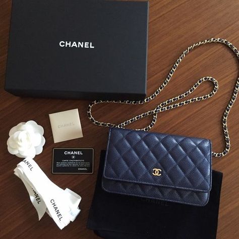 Chanel navy blue caviar woc Authentic NiB Chanel navy blue caviar with gold hardware woc bag!! CHANEL Bags Crossbody Bags Bag Wishlist, Navy Crossbody Bag, Makeup Things, Navy Blue Purse, Navy Blue Bag, Chanel Woc, Chanel Classic Flap Bag, Navy Chanel, Luxury Iphone Cases