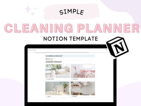 Cleaning schedule notion template, digital cl Schedule Notion Template, Life Planner Organization, Notion Dashboard, Cleaning Planner, Weekly Planner Free, Daily Weekly Planner, Page Setup, Weekly Cleaning Schedule, Planner Minimalist