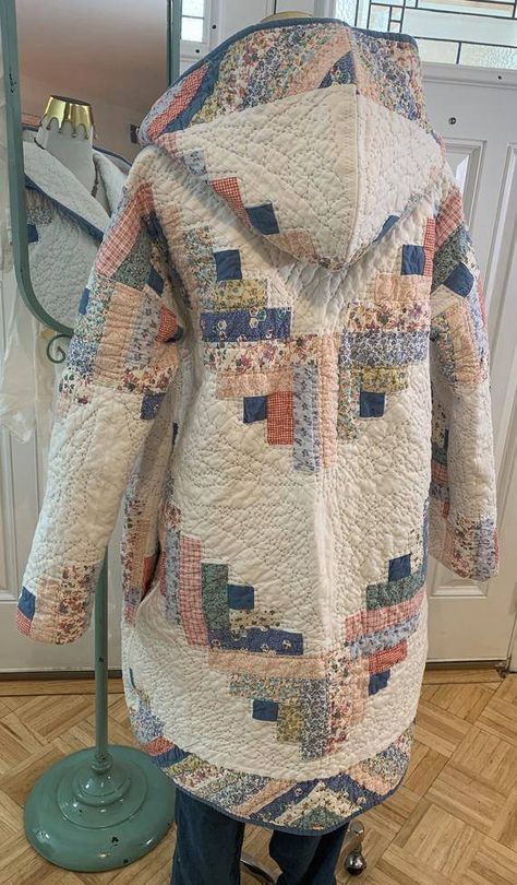 Patchwork Jacket Pattern, Quilt Jacket Pattern, Quilt Coat Pattern, Quilt Clothing, Quilted Coat Pattern, Quilt Jackets, Long Quilted Jacket, Quilt Clothes, Quilt Coats