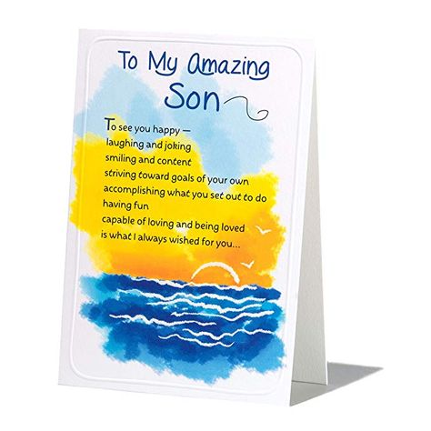 Amazon.com : Blue Mountain Arts Greeting Card for Son (To My Amazing Son) : Gateway My Children Quotes, Children Quotes, Cute Canvas Paintings, Cute Canvas, Mountain Art, Wishes For You, Blue Mountain, Quotes For Kids, Canvas Paintings