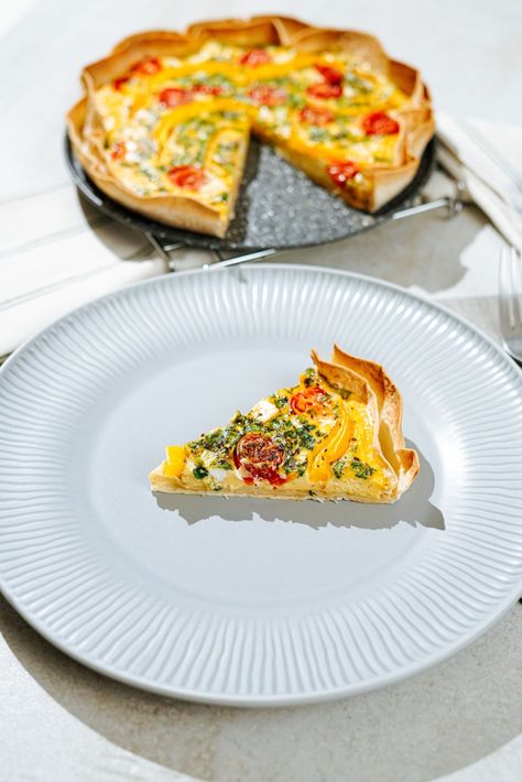 High Protein Quiche, Protein Quiche, Family Dinner Meal Prep, Tortilla Quiche, Breakfast Tortilla, Greek Breakfast, High Protein Meal Plan, Tortilla Recipes, Healthy Family Dinner